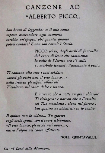 Salita al Monte Nero ASSOCIAZIONE NAZIONALE ALPINI SEZIONE DI GORIZIA