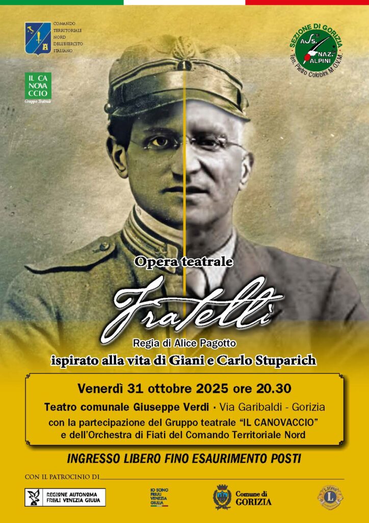 SERATA TEATRALE IN RICORDO DEI F.LLI STUPARICH – Venerdì 31 ottobre 2025