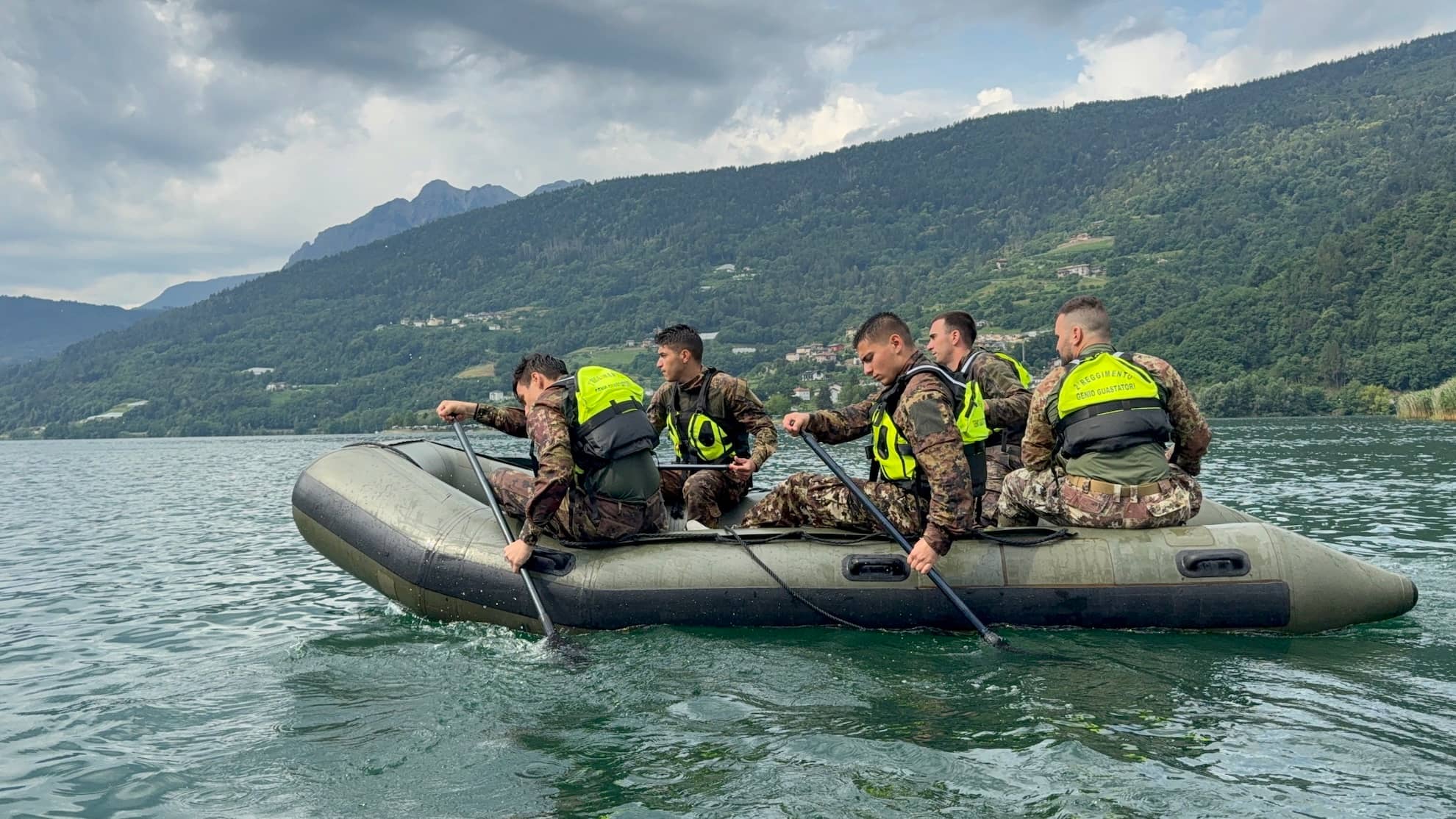 Esercito: concluso l’addestramento acquatico del 2° Reggimento Genio Guastatori Alpini
