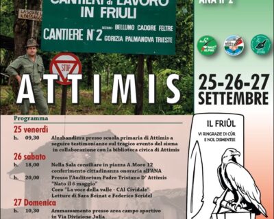 Inaugurazione monumento cantiere ANA n°2